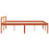 VidaXL vidaXL Bed Frame Bed Base Wax Brown 120x190 cm Small Double Solid Wood Pine 5