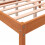 VidaXL vidaXL Bed Frame Bed Base Wax Brown 120x190 cm Small Double Solid Wood Pine 7