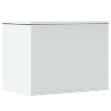 vidaXL Storage Box Blanket Box Storage Chest Toy Box White Engineered Wood