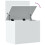 VidaXL vidaXL Storage Box Blanket Box Storage Chest Toy Box White Engineered Wood 8