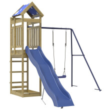 vidaXL Outdoor Playset Impregnated Wood Pine playset wooden playset