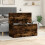 VidaXL vidaXL Storage Box Blanket Box Storage Chest Box Smoked Oak Engineered Wood 3