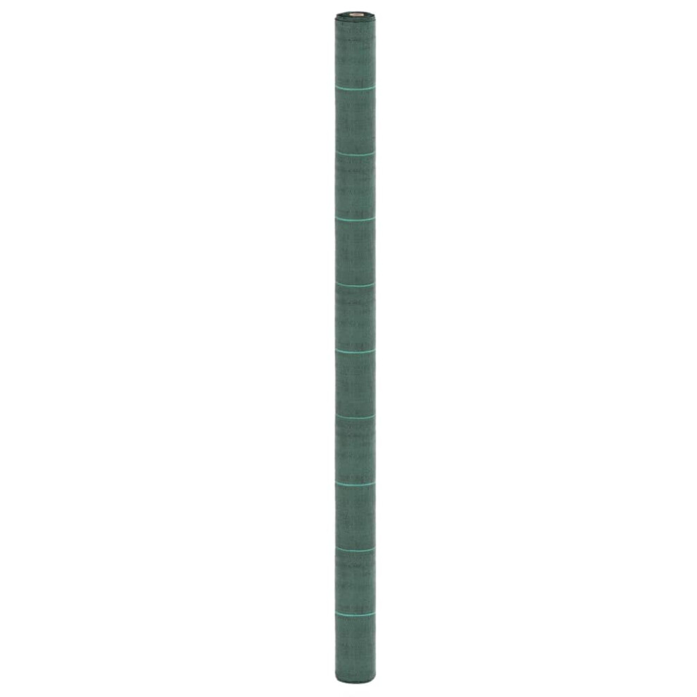 Vidaxl Weed Membrane Garden Weed Barrier Fabric Weed Control Green 2X200 M Pp