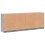 VidaXL vidaXL Bookcase with Doors Bookshelf Cabinet Concrete Grey Engineered Wood 8