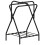 VidaXL vidaXL Saddle Rack Foldable Freestanding Saddle Stand Saddle Holder Black Iron 1