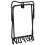 VidaXL vidaXL Saddle Rack Foldable Freestanding Saddle Stand Saddle Holder Black Iron 7