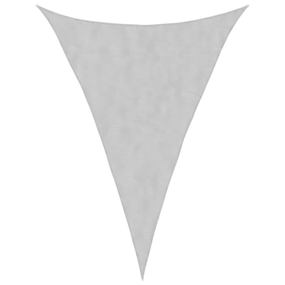 Vidaxl Sun Shade Sail Awning Canopy Light Grey 5X7x7 M 100% Polyester Oxford