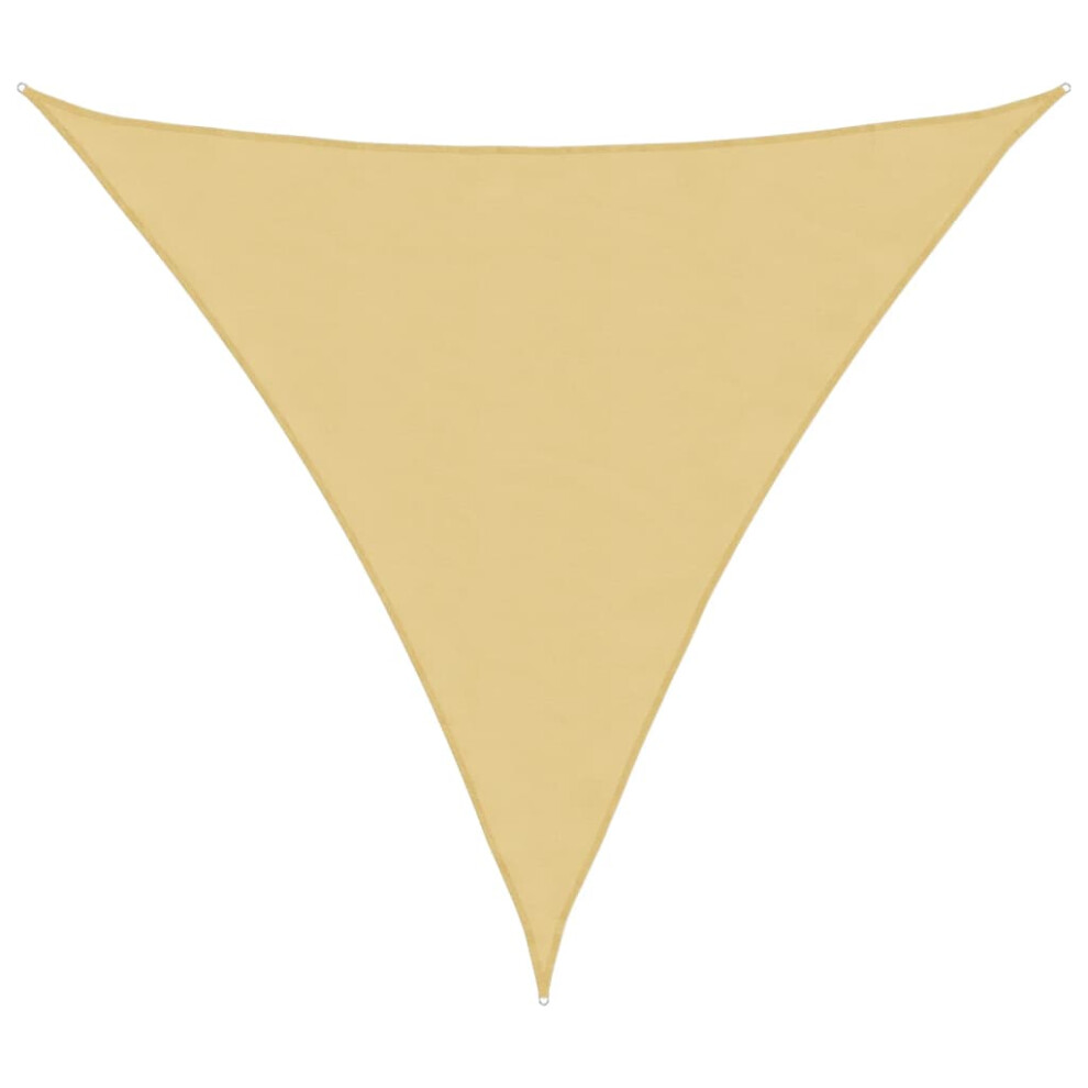 Vidaxl Sun Shade Sail Awning Canopy Sand 4.5X4.5x4.5 M 100% Polyester Oxford