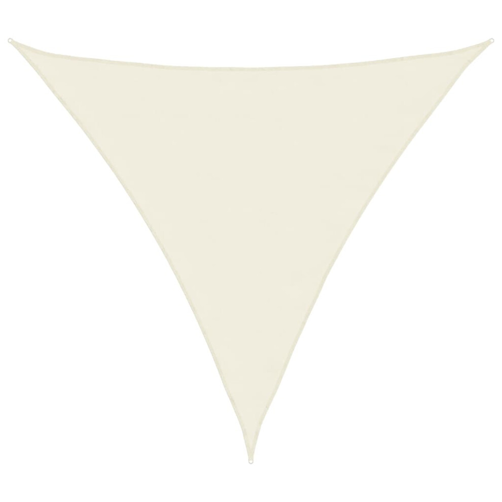 Vidaxl Sun Shade Sail Awning Canopy Cover 2X2x2 M 100% Polyester Oxford Cream