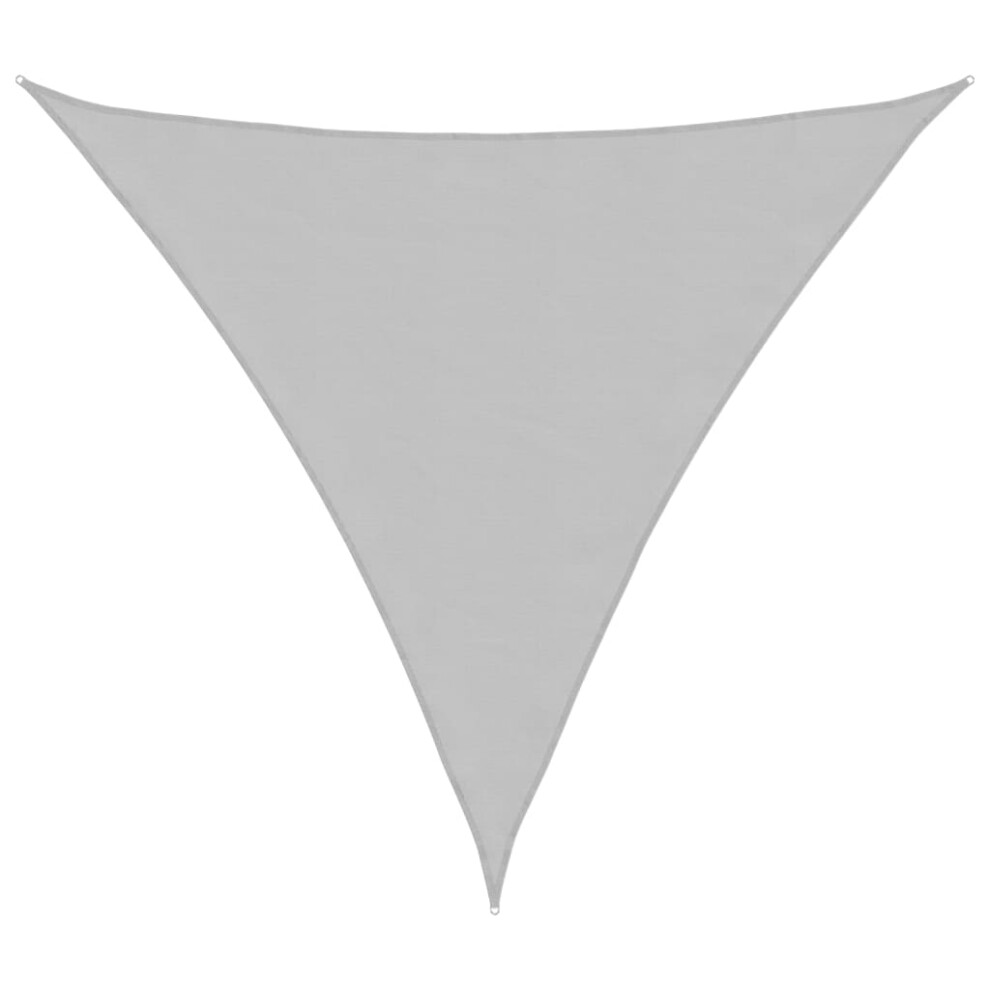 Vidaxl Sun Shade Sail Awning Canopy Light Grey 4X4x4 M 100% Polyester Oxford