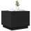 VidaXL vidaXL Coffee Table with LED Lights Hall End Table Side Tea Sofa Table Black 6