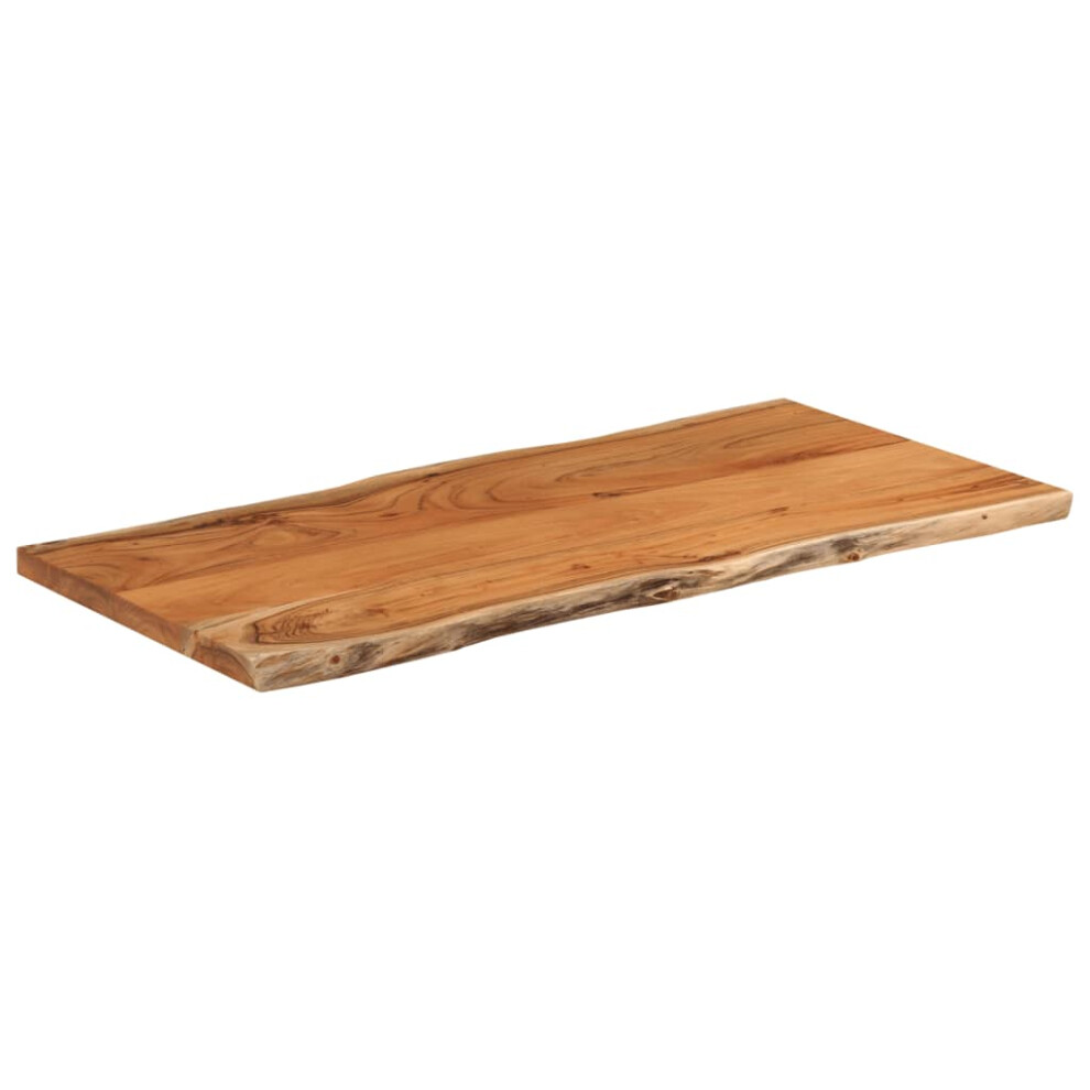 vidaXL Table Top Replacement Table Top RectangularÃÂ Solid Wood Acacia Live Edge