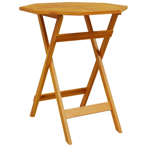 VidaXL vidaXL Folding Garden Table Outdoor Table Patio Dining Table Solid Wood Acacia 1
