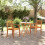 VidaXL vidaXL Folding Garden Table Outdoor Table Patio Dining Table Solid Wood Acacia 3