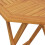 VidaXL vidaXL Folding Garden Table Outdoor Table Patio Dining Table Solid Wood Acacia 10