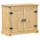 VidaXL vidaXL Corona Solid Pine Bathroom Sink Vanity Unit, 73x33x60 cm – Rustic Honey Wax Finish with Ample Storage 1