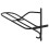 VidaXL vidaXL Saddle Rack Wall Mounted Saddle Stand Horse Saddle Pad Rack Black Iron 6