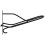 VidaXL vidaXL Saddle Rack Wall Mounted Saddle Stand Horse Saddle Pad Rack Black Iron 5