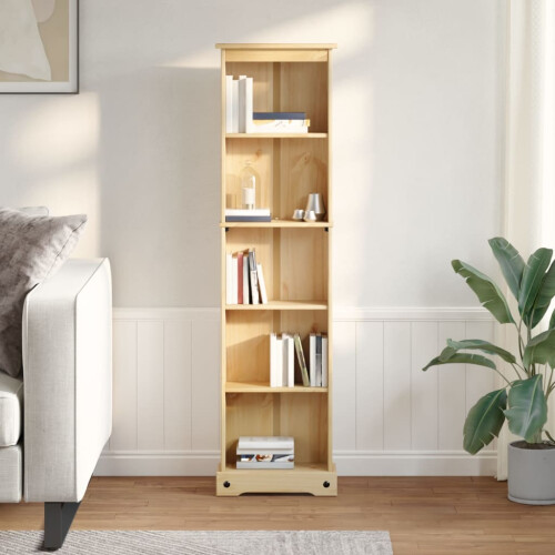 VidaXL vidaXL Bookcase Display Bookshelf Storage Cabinet Book Rack Solid Wood Pine 2