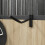 VidaXL vidaXL Saddle Rack & Bridle Hook Single Arm Portable Saddle Stand Black Iron 3