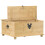 VidaXL vidaXL Storage Box Blanket Box Storage Chest Toy Box Trunk Solid Wood Pine 7