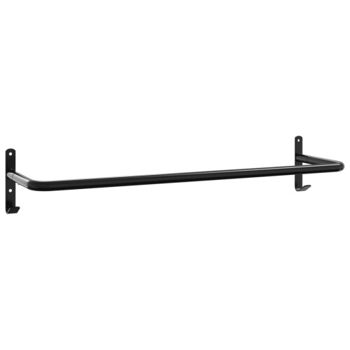 VidaXL vidaXL Saddle Pad Rack Saddle Pad Holder Horse Saddle Blanket Rack Black Iron 1