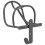 VidaXL vidaXL Bridle Rack Wall Mounted Saddle Rack Saddle Stand Holder Black Iron 6