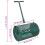 VidaXL vidaXL Compost Spreader Moss Spreader Manure Spreaders Roller Green Steel 4