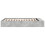 VidaXL vidaXL Bed Frame Bed Concrete Grey 120x190 cm Small Double Engineered Wood 5