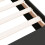 VidaXL vidaXL Bed Frame Bed Base Bedstead Black 135x190 cm Double Engineered Wood 8