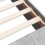 VidaXL vidaXL Bed Frame Bed Concrete Grey 120x190 cm Small Double Engineered Wood 8