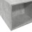 VidaXL vidaXL Bed Frame Bed Concrete Grey 120x190 cm Small Double Engineered Wood 7