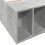 VidaXL vidaXL Bed Frame Home Bed Base Concrete Grey 90x190 cm Single Engineered Wood 7