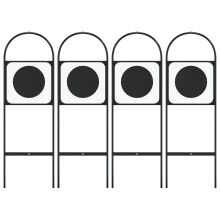 vidaXL Dressage Markers Arena Marker Letters Signs Equestrian 4 pcs Steel
