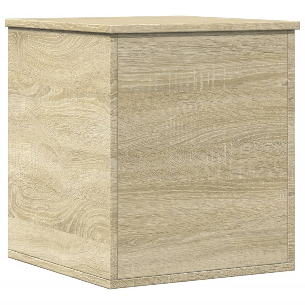Vidaxl Storage Box Blanket Box Storage Chest Box Sonoma Oak Engineered Wood