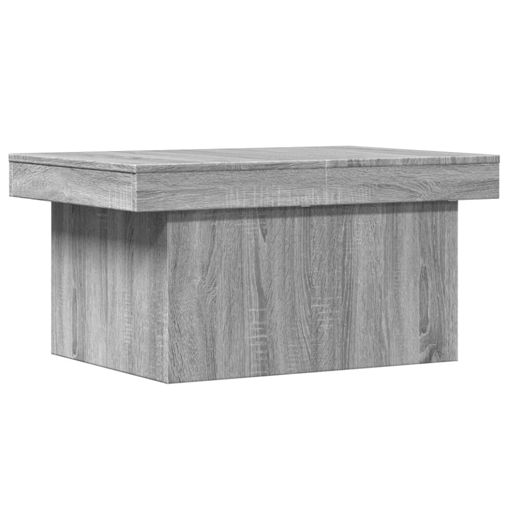 vidaXL Coffee Table Hallway End Table Side Table Grey Sonoma Engineered Wood