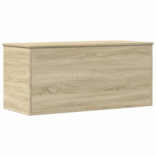 VidaXL vidaXL Storage Box Blanket Box Storage Chest Box Sonoma Oak Engineered Wood