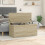 VidaXL vidaXL Storage Box Blanket Box Storage Chest Box Sonoma Oak Engineered Wood 3