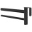 VidaXL vidaXL Saddle Rack Twin Arm Portable Saddle Stand Saddle Pad Rack Black Iron 5