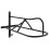 VidaXL vidaXL Saddle Rack Wall Mounted Saddle Stand Horse Saddle Pad Rack Black Iron 1