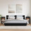 VidaXL vidaXL Bedside Cabinets Nightstand Bed Side Table 2 pcs Black Engineered Wood 3