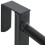 VidaXL vidaXL Saddle Rack Twin Arm Portable Saddle Stand Saddle Pad Rack Black Iron 6