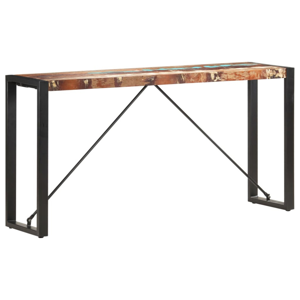 vidaXL Console Table 150cm Solid Reclaimed Wood Hall Display Stand Furniture