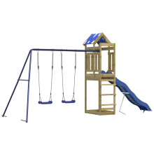 vidaXL Outdoor Playset Impregnated Wood Pine playset wooden playset
