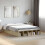 VidaXL vidaXL Bed Frame Bed Base Sonoma Oak 120x190 cm Small Double Engineered Wood 3