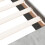 VidaXL vidaXL Bed Frame Bed Concrete Grey 75x190 cm Small Single Engineered Wood 8