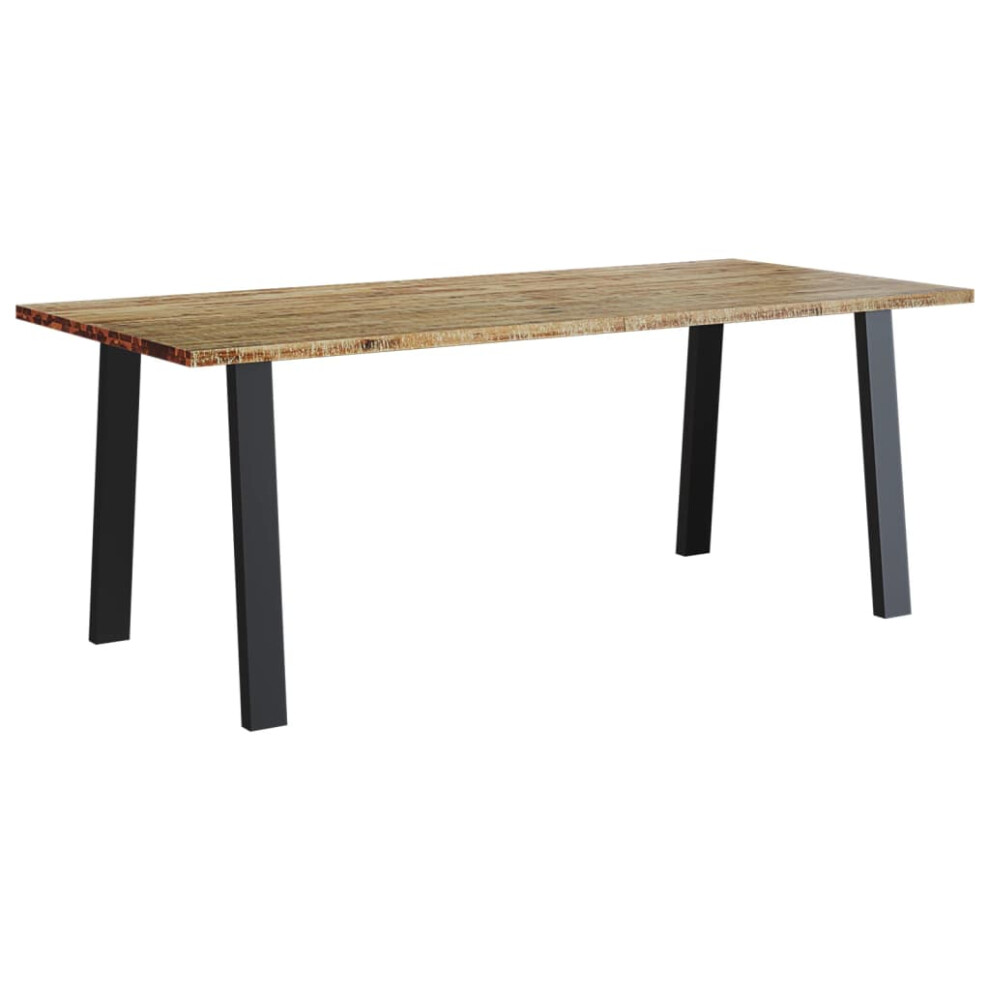 vidaXL Dining Table Dinner Table Wooden Table Kitchen Table Solid Wood Acacia