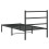 VidaXL vidaXL Metal Bed Frame with Headboard Bed Base Bedstead Black 90x190 cm Single 7