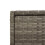 VidaXL vidaXL Gartenschrank Grau 55x55x111 cm Poly Rattan 11
