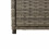 VidaXL vidaXL Gartenschrank Grau 55x55x111 cm Poly Rattan 10